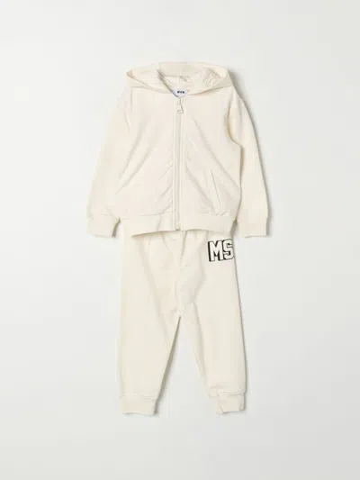 Msgm Babies' Jumpsuit  Kids Kids Color Cream