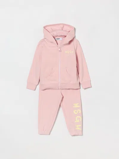 Msgm Babies' Romper Kids  Kids In Pink