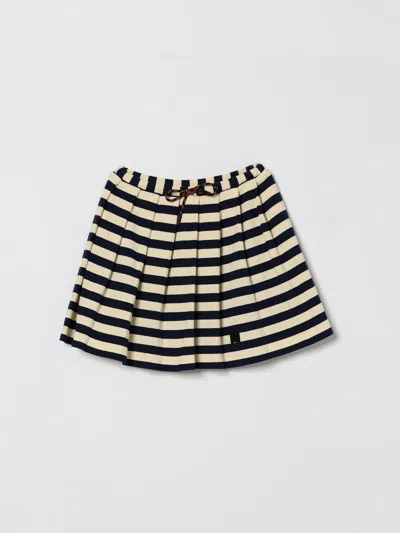 Msgm Skirt  Kids Kids Color Blue In Brown