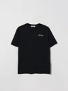 Msgm Kids ロゴコットンtシャツ In Black