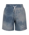 Msgm Kids Drawstring Bermuda Shorts In Blue