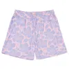 Msgm Kids Floral-print Elasticated Shorts In Multi