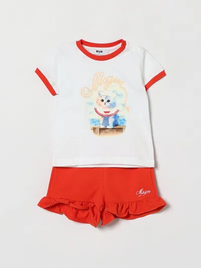 Msgm Babies'  Kids Jumpsuit Kids Color White