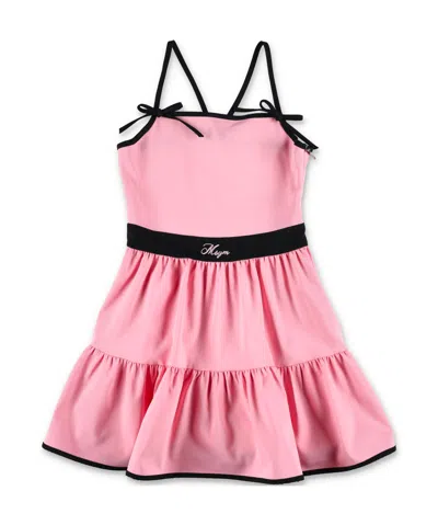Msgm Teen Girls Pink Cotton Dress