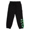 Msgm Cotton Sweatpants In Black