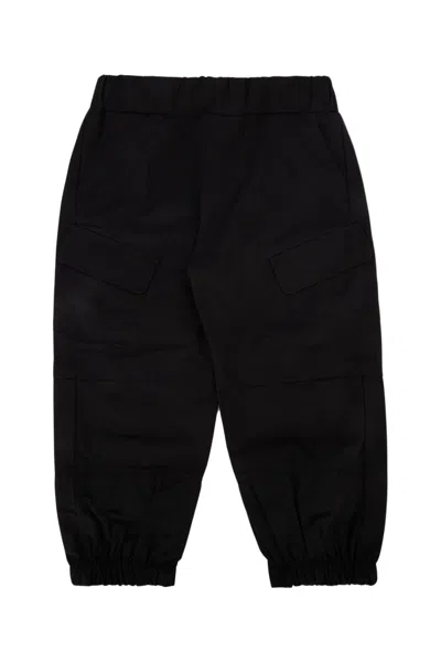 Msgm Kids Cargo Pocket Cargo Pants In Black