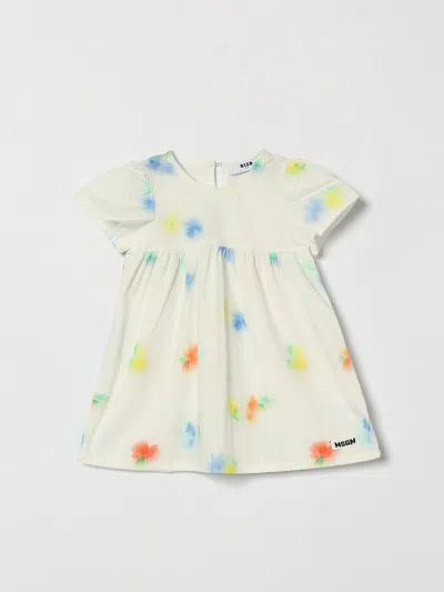 Msgm Babies'  Kids Romper Kids Color White