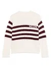 Msgm Kids Sequined Sweater In Neutral