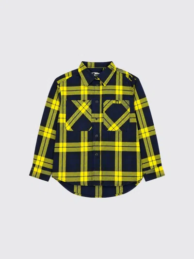 Msgm Kids Shirt Kids Color Blue In Multi