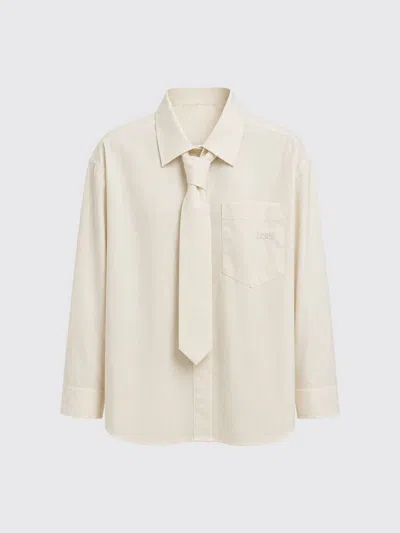 Msgm Kids Shirt Kids Color Yellow Cream In White