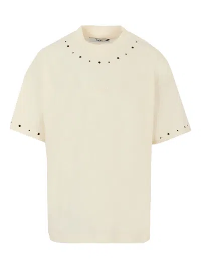 MSGM MSGM KIDS STUDDED T-SHIRT