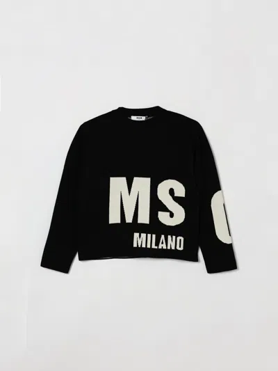 Msgm Kids Sweater Kids Color Black