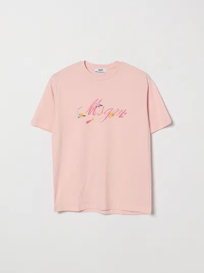 Msgm Kids T-shirt Kids Color Pink
