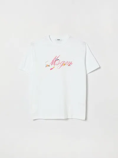 Msgm Kids T-shirt Kids Color White