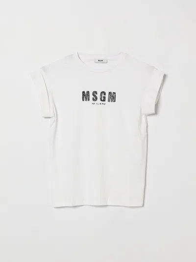 Msgm Kids T-shirt Kids Color White