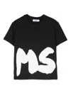 Msgm Logo-print T-shirt In Black