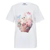 Msgm Kitten Tee In White