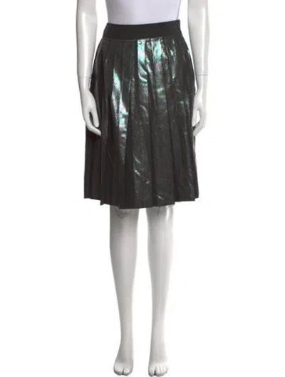 Pre-owned Msgm Knee-length Skirt In Black