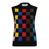 Msgm Knit Top In Maglia In Multi