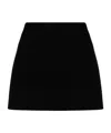 Msgm Woman Mini Skirt Black Size 4 Virgin Wool In Black