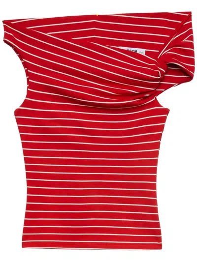 MSGM KNOT-DETAIL TOP