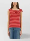 Msgm Knotted Shoulder Strap Top