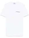 Msgm Graphic Print Crew Neck T-shirt In White