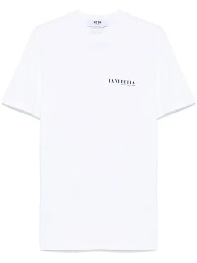 MSGM LA VEDETTA COTTON T-SHIRT