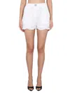 Msgm Lace Short In White