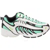Msgm Sneakers X Fila Fabric White Teal In Green