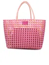 MSGM TWO-TONE LARGE WEAVE TOTE