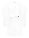 Msgm Layered Dress In White