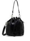 MSGM LEATHER BUCKET BAG