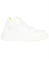 Msgm Leather Low Sneakers In White