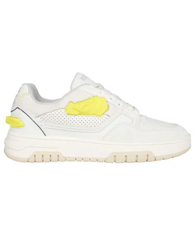 Msgm Leather Low-top Sneakers In White