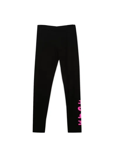 Msgm Kids' Leggings In Black