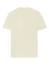 Msgm Leopard-print Logo T-shirt In Neutral