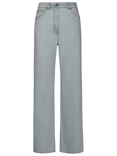 MSGM MSGM LIGHT BLUE COTTON JEANS