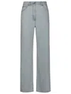 Msgm Light Blue Cotton Jeans