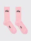 Msgm Rabbit-logo Socks In Pink