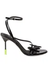 Msgm Sandalen Mit Logo-applikation In Schwarz