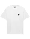 Msgm Short-sleeved T-shirt In White