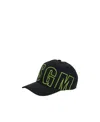 Msgm Logo Baseball Cap In Black