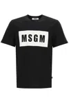 Msgm Cotton T-shirt In Black