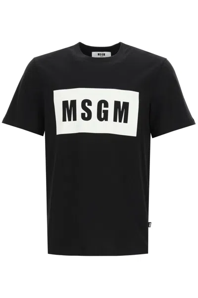 MSGM LOGO BOX T-SHIRT