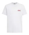 Msgm Logo-embroidered T-shirt In White