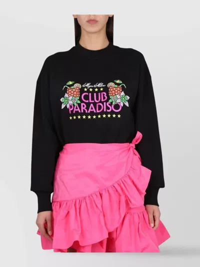 MSGM LOGO CREW NECK KNITWEAR