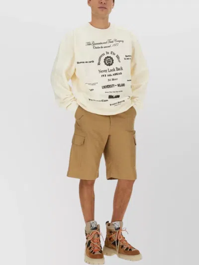 Msgm Logo Crew Neck Sweatshirt