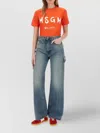 Msgm Logo Crew Neck T-shirt