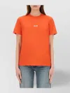 Msgm Woman T-shirt Orange Size Xl Cotton